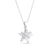 Amanda Blu Silver CZ & MOP Double Starfish Necklace-shopbody.com