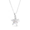 Amanda Blu Silver CZ & MOP Double Starfish Necklace-shopbody.com