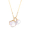 Amanda Blu Gold MOP Shell and Pearl Necklace-shopbody.com