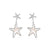 Amanda Blu Silver MOP Starfish Drop Earrings-shopbody.com