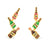 Amanda Blu Gold Enamel Pop Fuzz Clink Earrings-shopbody.com