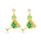 Amanda Blu Gold CZ Margarita Earrings [ shopbody.com