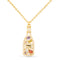 Amanda Blu Gold CZ Bottle Necklace-shopbody