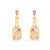 Amanda Blu Gold CZ Rose Earrings-shopbody.com