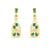 Amanda Blu Gold CZ Champagne Earrings-shopbody.com
