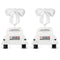 Amanda Blu Silver CZ Just Married Earrings-shopbody.com