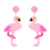 Amanda Blu Beaded Flamingo Earrings-shopbodycom