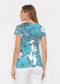 Whimsy Rose Signature Cap Sleeve Shirt-Polly Navy-shopbody.com