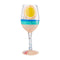Lolita Sun on the Beach Hand-Painted Wine Glass-shopbody.com