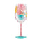 Lolita Best Mom Ever Hand-Painted Wine Glass-shopbody.com
