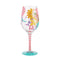 Lolita Best Mom Ever Hand-Painted Wine Glass-shopbody.com