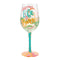 Lolita Life at the Beach Hand-Painted Wine Glass-shopbody.com