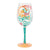 Lolita Life at the Beach Hand-Painted Wine Glass-shopbody.com