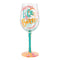 Lolita Life at the Beach Hand-Painted Wine Glass-shopbody.com