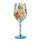Lolita Sea Turtle Delight Hand-Painted Wine Glass-shopbody.com