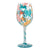 Lolita Sea Turtle Delight Hand-Painted Wine Glass-shopbody.com
