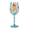Lolita Sea Turtle Delight Hand-Painted Wine Glass-shopbody.com