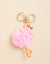 Spartina Flamingo Poof Icon Keychain-shopbody.com