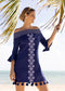 Cabana Life Essentials Metallic Coverluxe Smocked Dress-shopbody.com