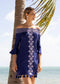 Cabana Life Essentials Metallic Coverluxe Smocked Dress-shopbody.com