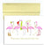 Masterpiece Studios Fashionista Flamingos Warmest Wishes Boxed Holiday Card-shopbody.com