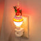 Roman 6.7" Rudolph North Pole Bubble Night Light- shopbody.com