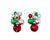 Periwinkle Holiday Jingle Bells Earrings-shopbody.com
