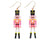 Periwinkle Earrings- Pink Nutcracker