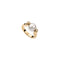 UNOde50 18K gold-plated ring with small pearl-shopbody.com