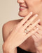 UNOde50  Sterling silver-plated ring-shopbody.com