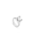 UNOde50 Sterling silver-plated ring with white cubic zirconia-shopbody.com
