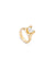 UNOde50 18K Gold-Plated Ring With White Cubic Zirconia-shopbody.com