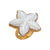 Charles Albert Alchemia Mother of Pearl Starfish Adjustable Ring-shopbody.com