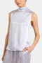 Bella Dahl Scarf Neck Blouse-Silver-shopbody.com