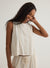Bella Dahl Sleeveless Button Back Top - Positano Sand Stripe-shopbody.com
