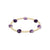 Enewton Admire Gold 3mm Bead Bracelet - Amethyst - shopbody.com