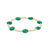 Enewton Admire Gold 3mm Bead Bracelet - Green Onyx- shopbody.com