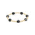Enewton Admire Gold 3mm Bead Bracelet - Pearl - Dark Grey- shopbody.com