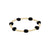 Enewton Extends- Admire Gold 3mm Bead Bracelet - Faceted Onyx - shopbody.com