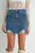 Just Black Denim A-Line Destructed Skirt-shopbody.com