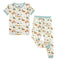 Emerson And Friends Beach Day Bamboo Short Sleeve Kids Pajama Pants Set