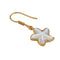 Charles Albert Mother of Pearl Starfish Drop Earring-shopbody.com
