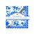 Le Cadeaux Mediterraneo Cocktail Napkins & Mini Laguiole Cheese Knife Gift Set-shopbody.com