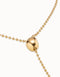 UNOde50 18K Gold-Plated Adjustable Chain Necklace-shopbody.com