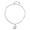 UNOde50 Silver HeartBeat Necklace-shopbody.com