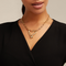UNOde50 Gold One Love Necklace-shopbody.com
