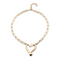 UNOde50 Gold One Love Necklace-shopbody.com