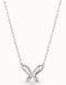 UNOde50 Long Sterling Silver-Plated Necklace with Link Chain-shopbody.com,