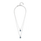 UNOde50 Silver Aura Blue Necklace-shopbody.com