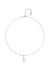 UNOde50 Sterling Silver-Plated Necklace With White Central Cubic Zirconia-shopbody.com